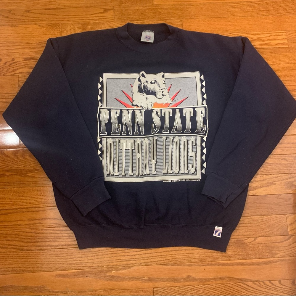 Vintage Logo 7 Penn State Nittany Lions Sweatshirt size large